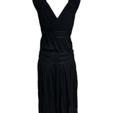  Issey Miyake Pleated Tiered Goddess Dress BACK PHOTO 4 OF 5