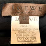 Loewe 2000s  Black  Glass Beaded Cocktail Skirt LABEL 5 of 5