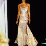 Gianni Versace Couture S/S 1995 黑色紧身丝绸礼服