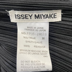 Issey Miyake Black Plissé Button Up Blouse + Skirt Slinky Ensemble LABEL 9/9