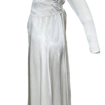  1930s Ivory Slipper Satin Bias Cut Bridal Ensemble SIDE 2 of 9