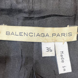  Balenciaga 2003 Tweed Cropped Blazer LABEL PHOTO 5 OF 6