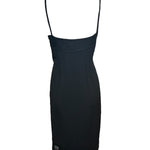 Moschino Cheap & Chic Alterations Themed Little Black Dress BACK PHOTO 2 OF 7