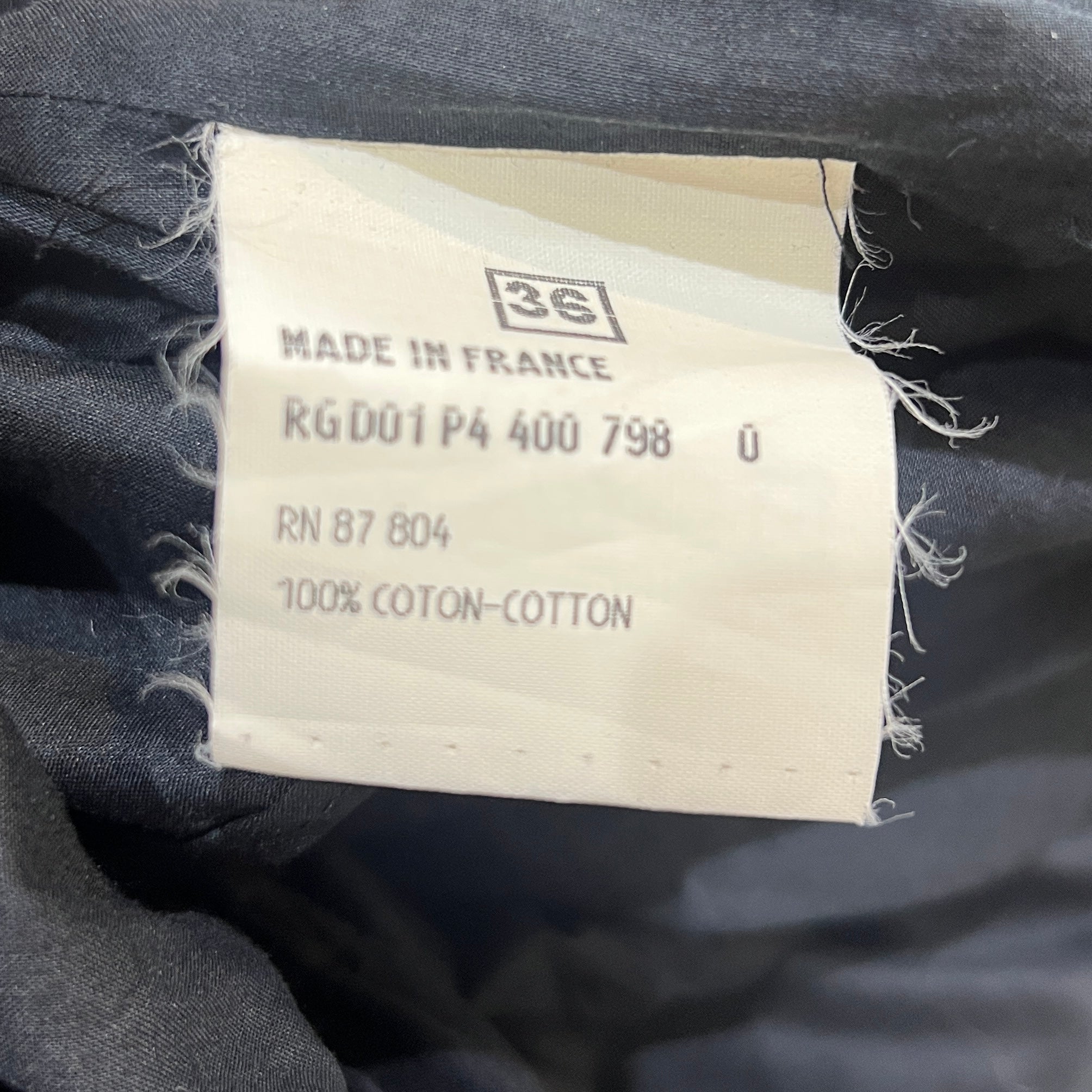 composition and size tag