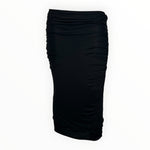 Gucci by Tom Ford F/W 2001 Black Jersey Ruched Skirt
