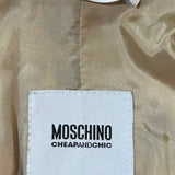 Moschino Cheap & Chic 90s Leopard Print Suit with Embroidered Florals TAG PHOTO 8 OF 8