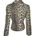 Moschino Cheap & Chic Leopard Button Up Jacket BACK PHOTO 2 OF 6