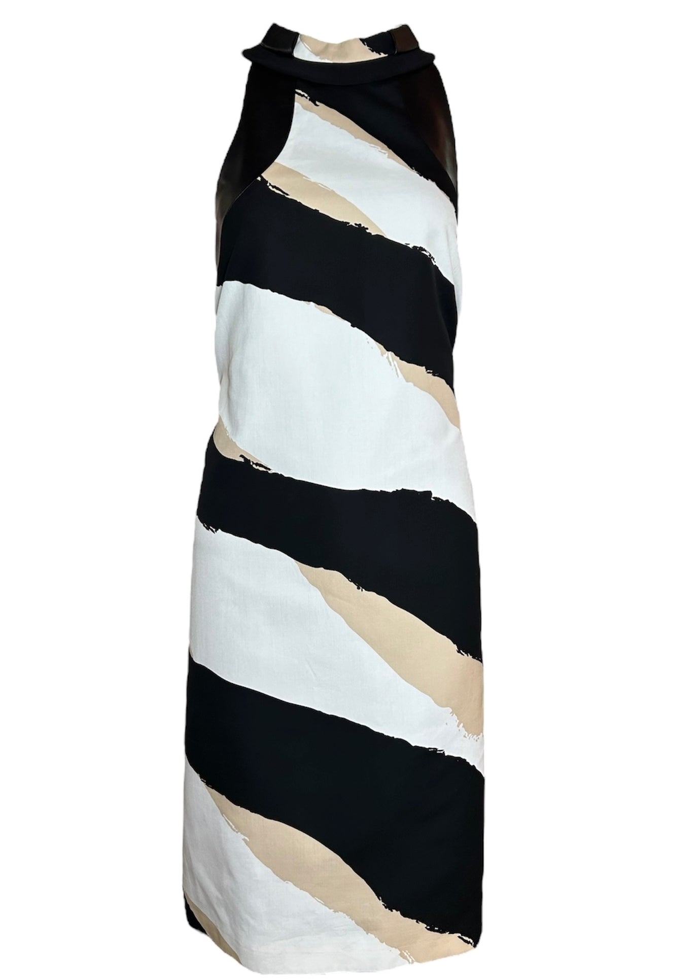 Gucci Tricolor High Neck Dress Plus Sized FRONT PHOTO 1 OF 6