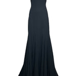 Stella McCartney Black "Magnolia" Neck Halter Maxi Gown FRONT PHOTO 1 OF 9