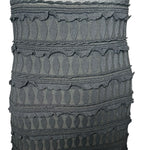 Alaïa Black Tiered Ruffle Dress with Scallop Hem DETAIL PHOTO 5 OF 6