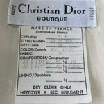  Christian Dior Boutique 1990's Yellow & Red Striped Cropped Blazer Jacket LABEL 4/5