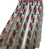 Zac Posen Spring 2006 "Pompeii" Multicolor Halter Dress MESH SKIRT DETAIL PHOTO 4 OF 9