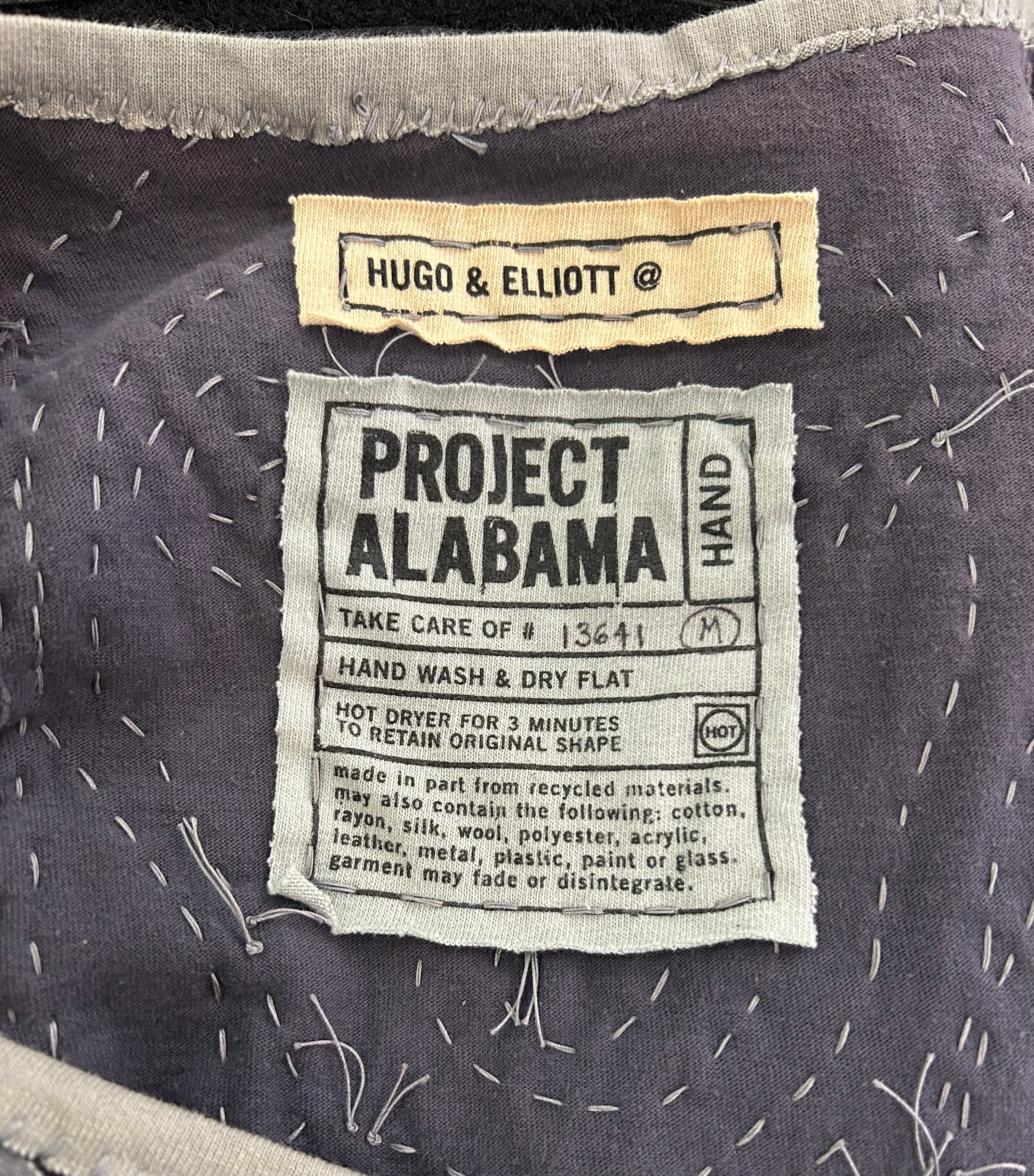 Project Alabama Grey-Tone Cut Out Faces Dress LABEL PHOTO  7 OF 7