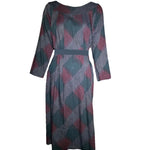 Claire McCardell Monastic Gingham Wool Dress BELTED FRONT PHOTO 2 OF 6