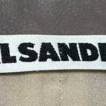 Jil Sander Grey Leather Jacket LABEL PHOTO 5 OF 6