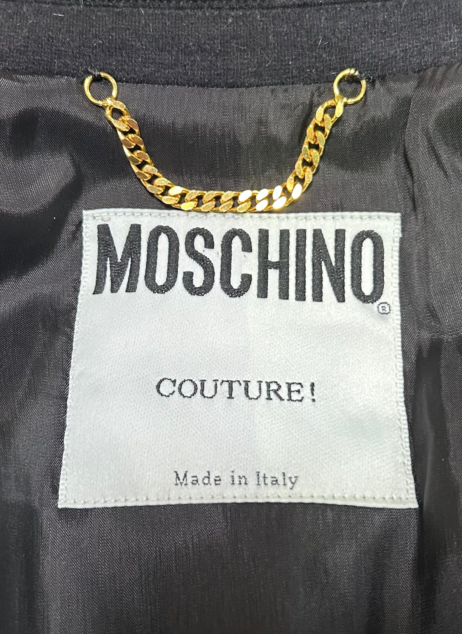 Moschino Couture Autumn Motif Angora Jacket LABEL PHOTO 5 OF 6