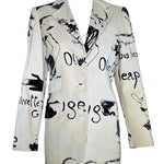 Moschino Cheap & Chic Olive Oyl Illustrated Jacket FRONT PHOTO 1 OF 8