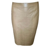 Akris Tan Leather Skirt PHOTO 1 OF 4