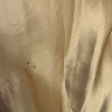 1920's Black Satin Cape with Dense Colorful Beading, lining 2