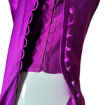 Bellville Sassoon Jewel Tone Purple Partial-Bias Cut Silk Gown INNER CORSET PHOTO 8 OF 11