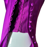 Bellville Sassoon Jewel Tone Purple Partial-Bias Cut Silk Gown INNER CORSET PHOTO 8 OF 11