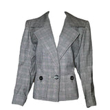 Yves Saint Laurent 80s Houndstooth Suit/Skirt Ensemble SUIT JACKET 4 OF 7