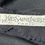 Yves Saint Laurent 1990s Black Guipure Haute Couture Lace Blouse TAG PHOTO 6 OF 6