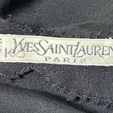 Yves Saint Laurent 1990s Black Guipure Haute Couture Lace Blouse TAG PHOTO 6 OF 6