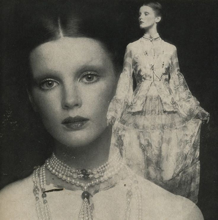 Thea Porter by Jim Lee, Vogue UK, 1971