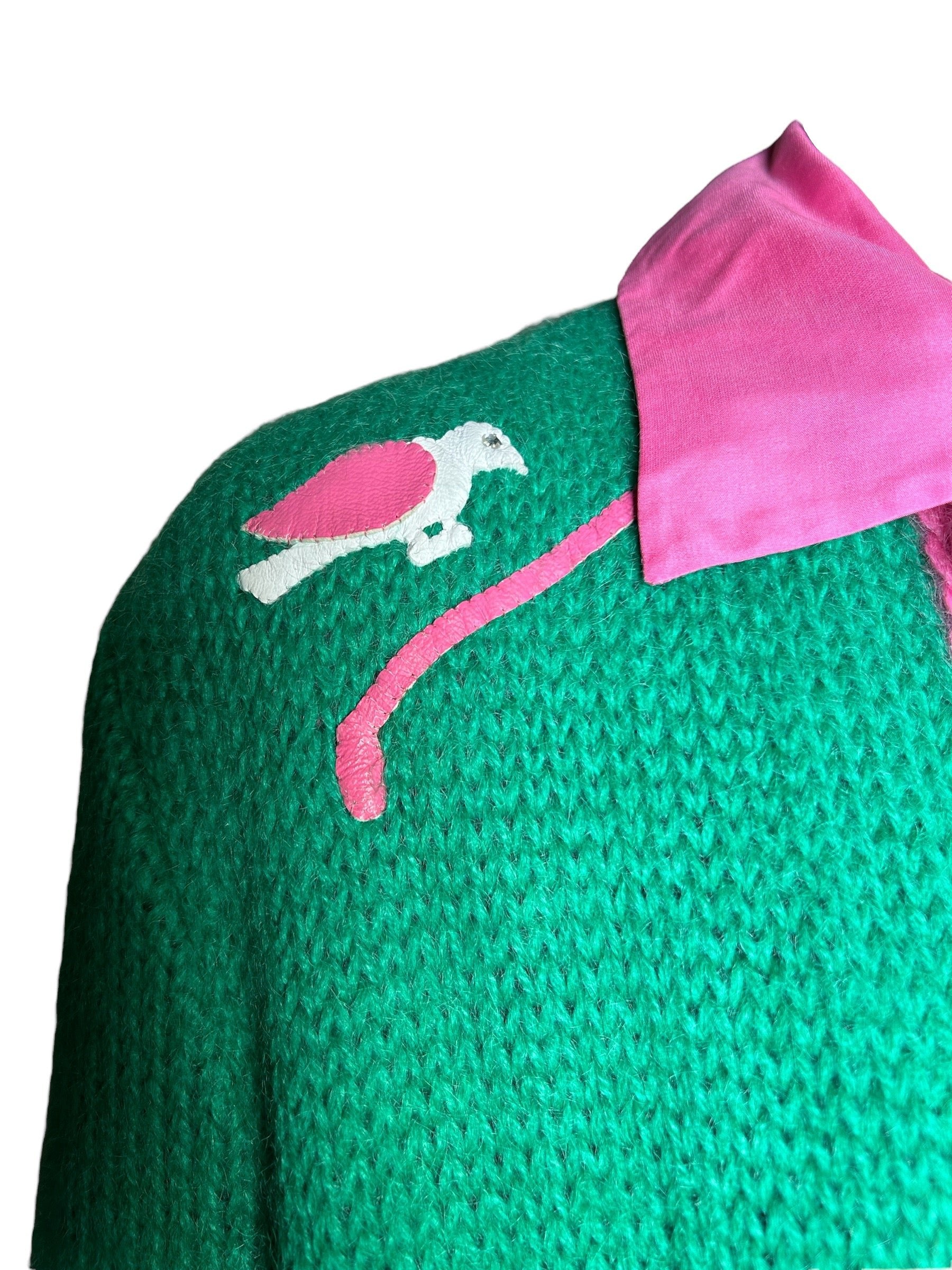 1950s Lee Herman 3-Piece Novelty Golf Ensemble Outfit with Knit Sweater BIRD WITH RHINESTONE EYE 10 OF 12