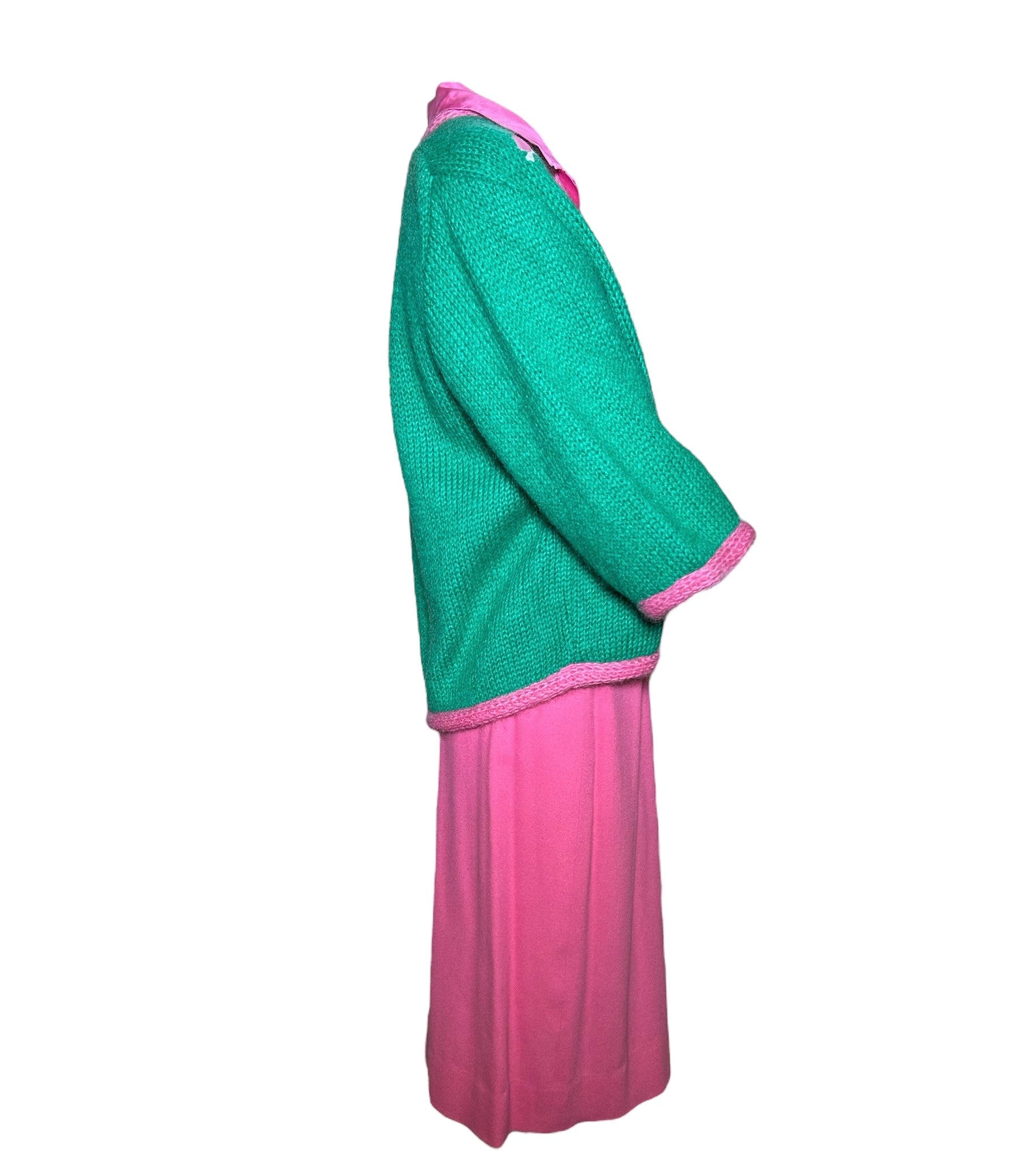 1950s Lee Herman 3-Piece Novelty Golf Ensemble Outfit with Knit Sweater SIDE ENSEMBLE PHOTO 3 OF 12