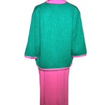 1950s Lee Herman 3-Piece Novelty Golf Ensemble Outfit with Knit Sweater BACK ENSEMBLE PHOTO 4 OF 12