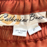 Catherine Bacon Bohemian Silk & Metal 3-Piece Ensemble SKIRT LABEL PHOTO 10 OF 11