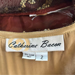 Catherine Bacon Bohemian Silk & Metal 3-Piece Ensemble BLOUSE LABEL PHOTO 11 OF 11