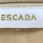 Escada Gold Lace Mini Dress with Embellished Straps LABEL