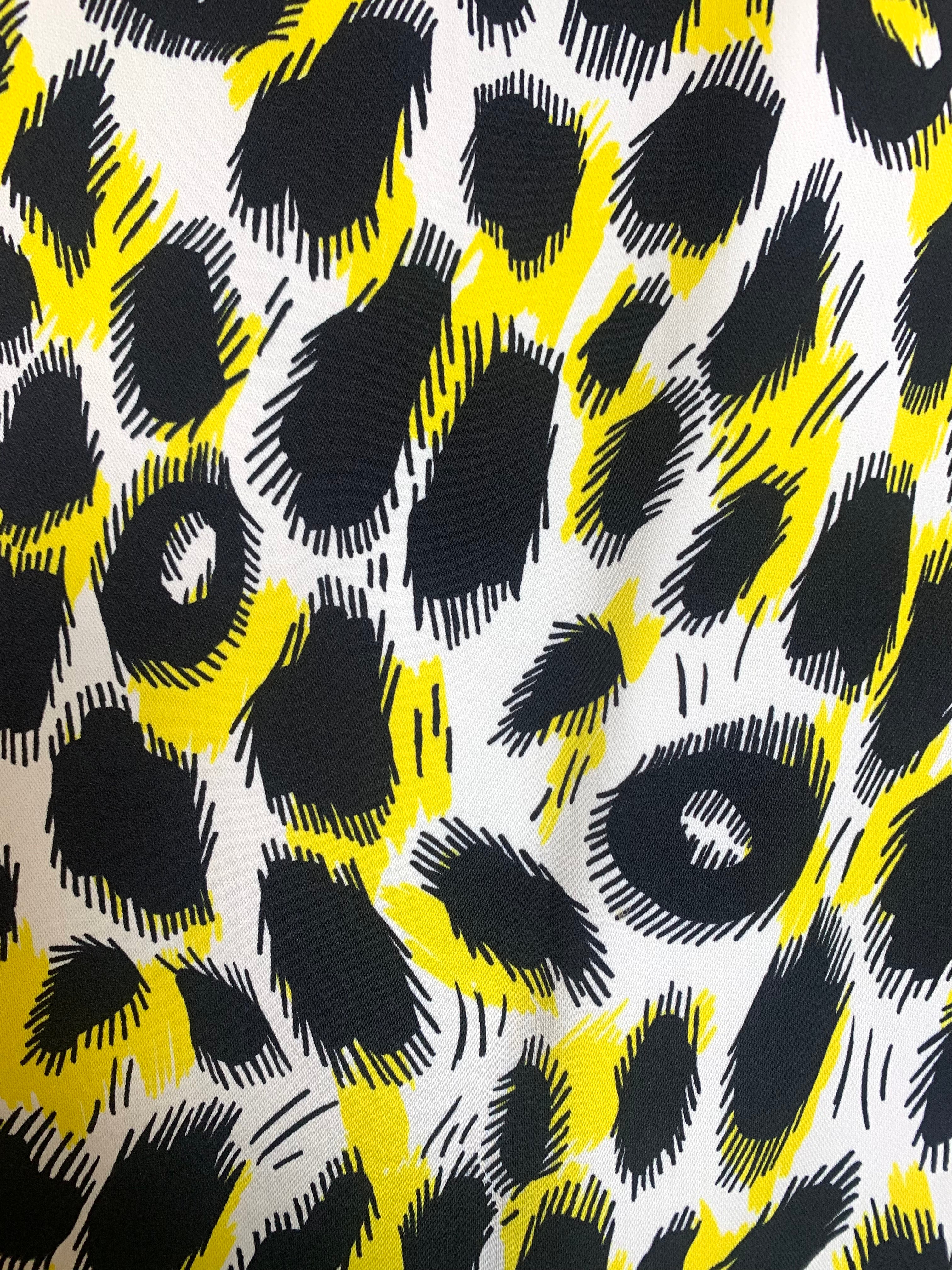 Moschino 2010's Animal & Hand Pop Art Print Dress PRINT DETAIL