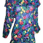 Norma Kamali Multicolor Florals Silk 2 Piece Ensemble PROFILE PHOTO 2 OF 8