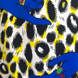 Moschino 2010's Animal & Hand Pop Art Print Dress PRINT DETAIL