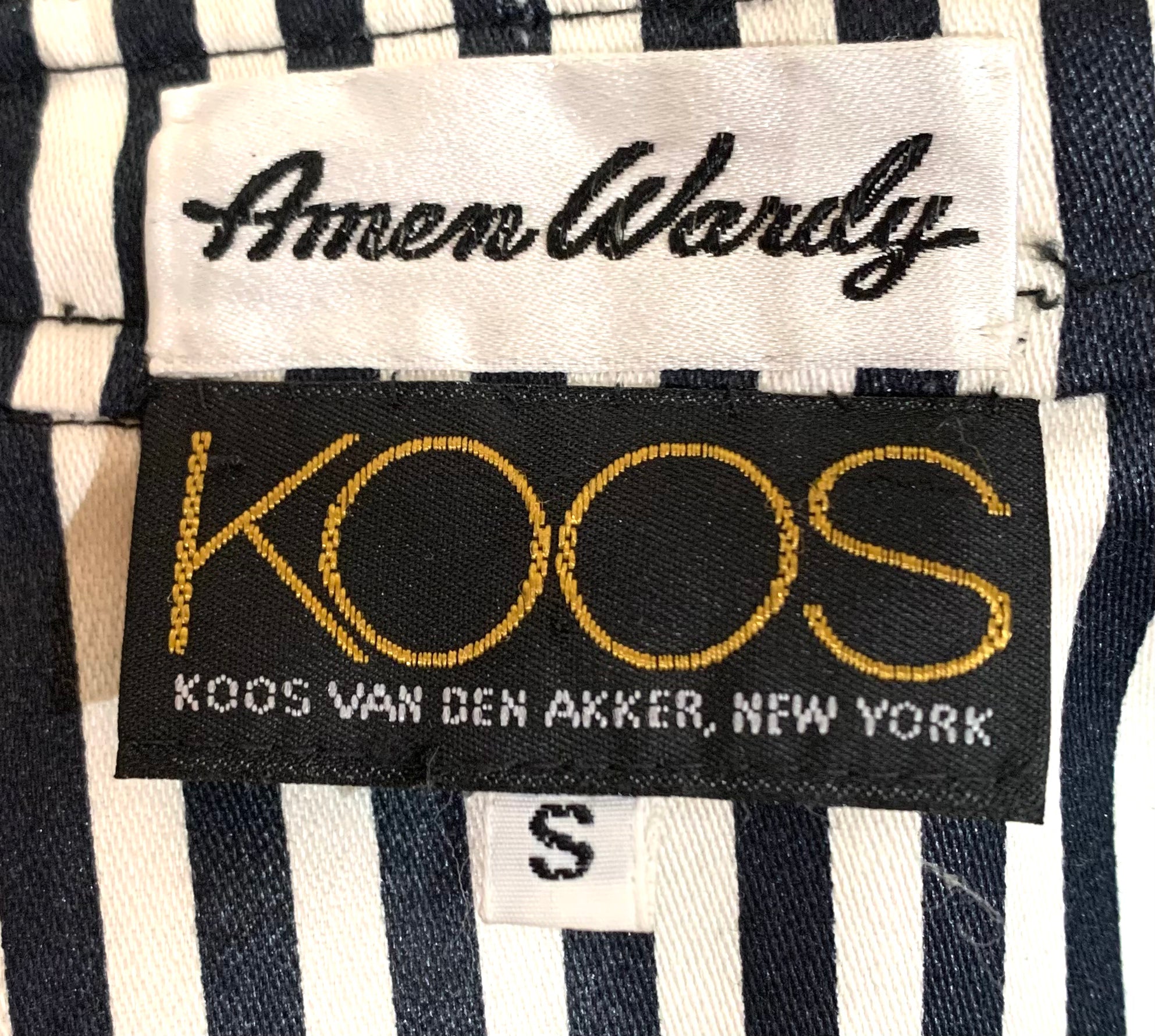  Koos Van Den Akker 90s Colorful Oversized Patchwork  Jacket LABEL 5 of 5