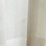 Comme des Garçons S/S 2002 Cream and White Layered Ruffled Buckle Wrap Skirt, light stain