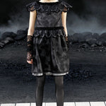 Chanel F/W 2011 Black Lace Fingerless Runway Gloves, runway 3