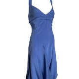 Zac Posen Periwinkle Blue Halter Flare Dress PROFILE PHOTO 2 OF 6