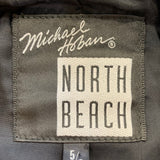 Michael Hoban North Beach Leather Fall 1991 Motorcycle Jacket with Silver and Gold Panther, label