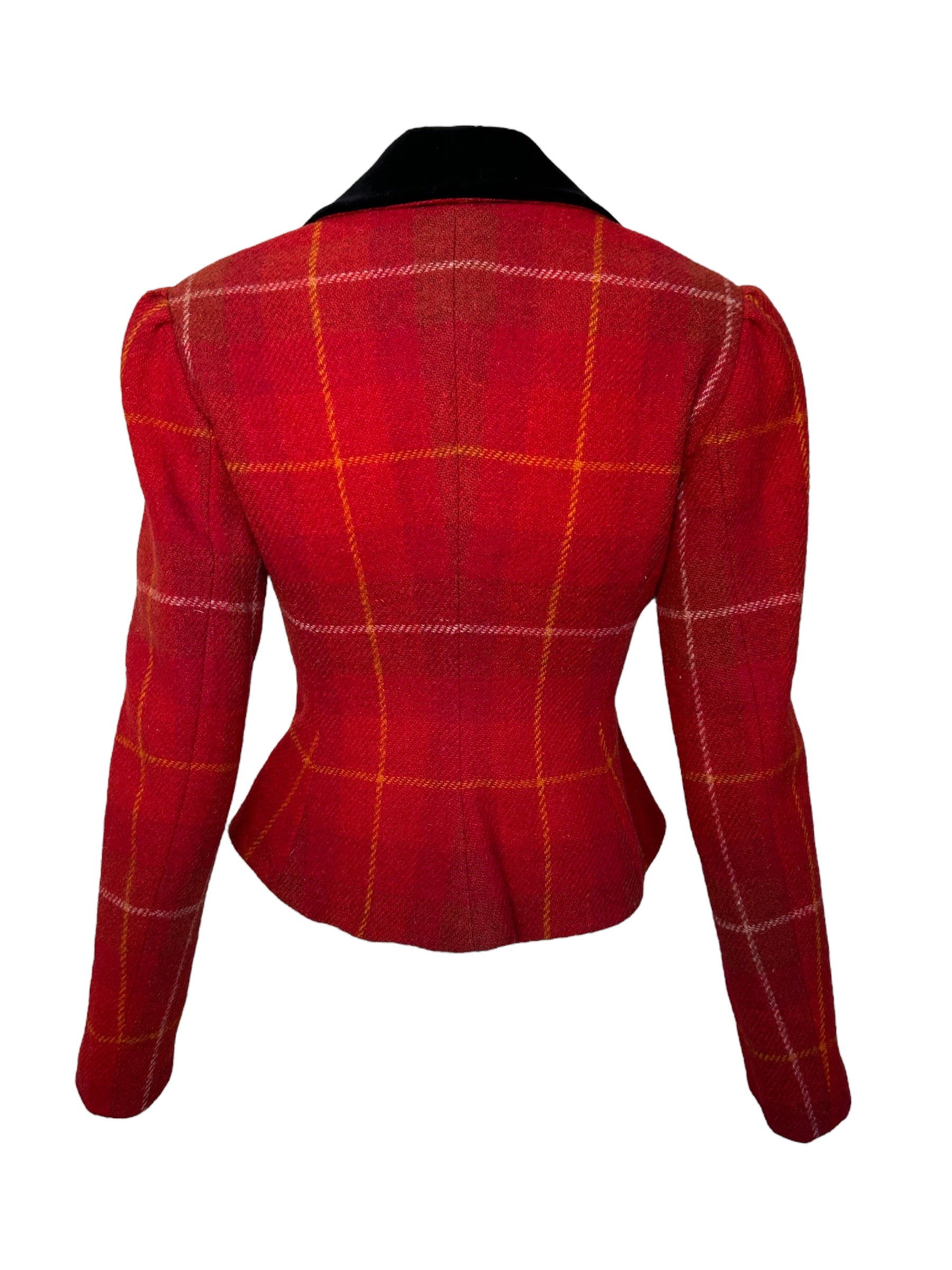 Vivienne Westwood 1994 "On Liberty" Harris Tweed Jacket BACK PHOTO 4 OF 10