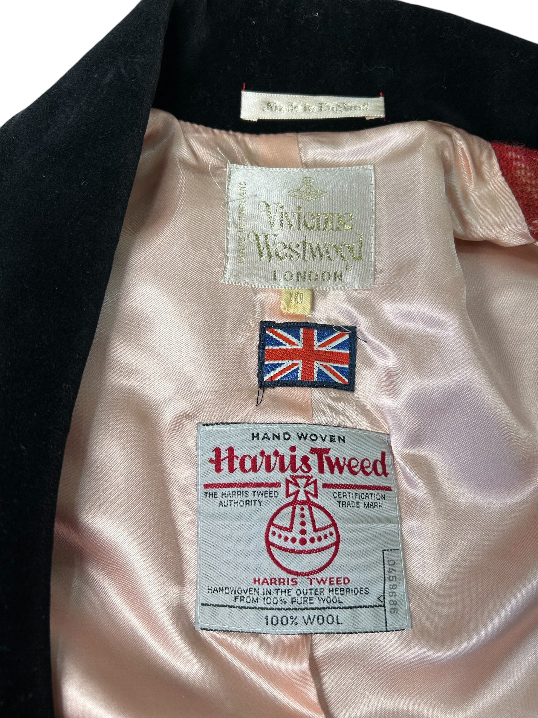 Vivienne Westwood 1994 "On Liberty" Harris Tweed Jacket LABELS PHOTO 7 OF 10 