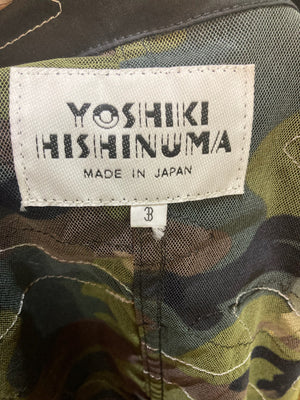 Yoshiki Hishinuma 90s Camouflage Blazer Cut Jacket LABEL 5 of 5