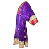 1970's Afghan Velvet Embellished and Embroidered Kuchi Dress