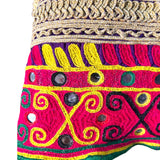 1970's Afghan Velvet Embellished and Embroidered Kuchi Dress