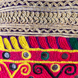 1970's Afghan Velvet Embellished and Embroidered Kuchi Dress