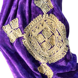 1970's Afghan Velvet Embellished and Embroidered Kuchi Dress